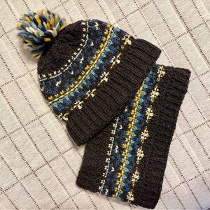❄️☃️❄️Zara toddler set hat and neck warmer